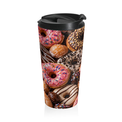 Donut Overload Stainless Steel Travel Mug