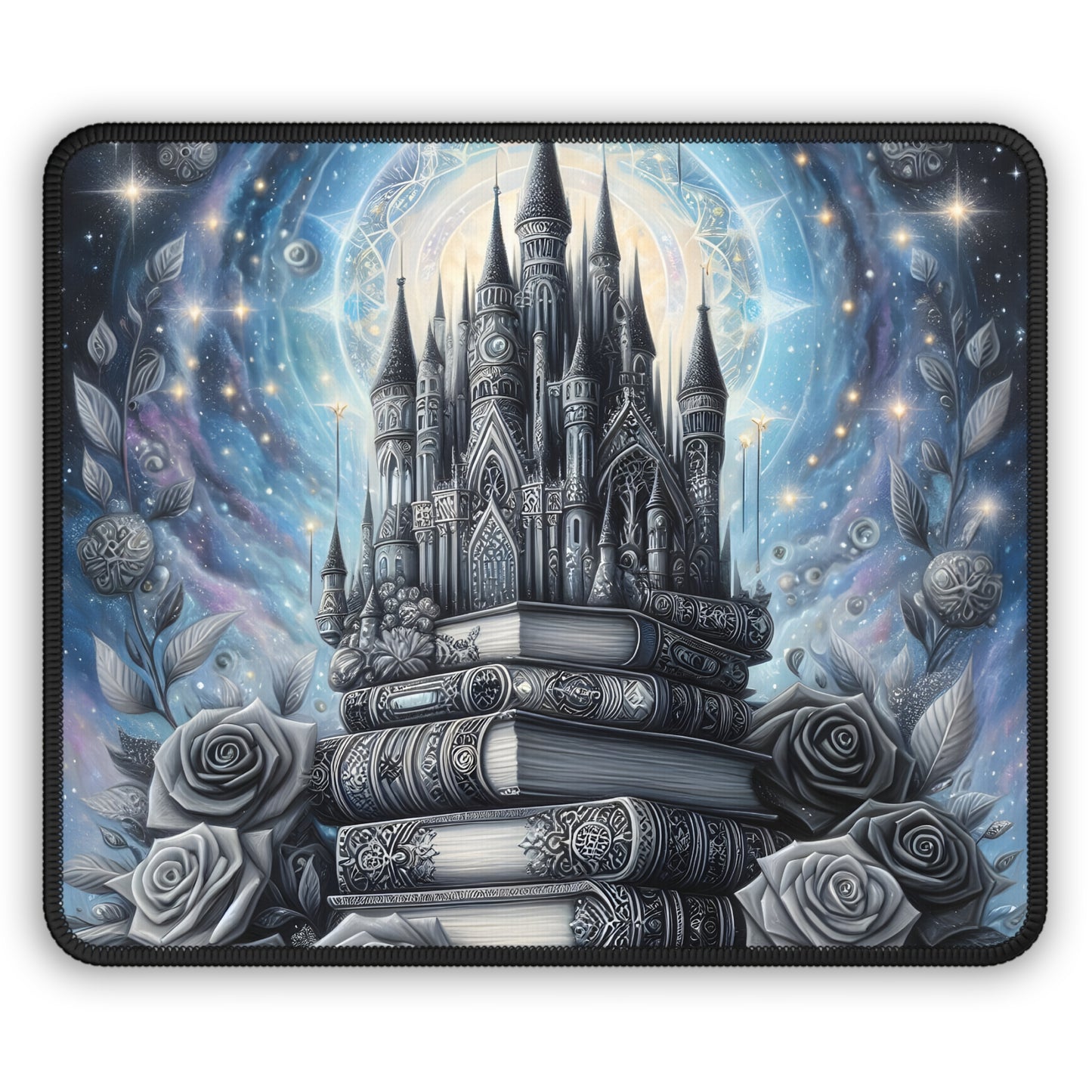 Arcane Library Castle Mouse Pad