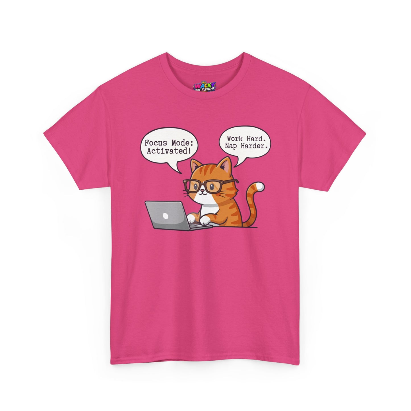 Work Hard Nap Harder Cat T-Shirt