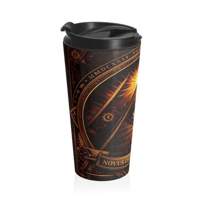 All-Seeing Pyramid Travel Mug