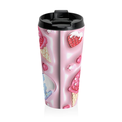 Sweet Dreams Ice Cream Stainless Steel Travel Mug