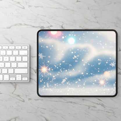 Winter Glow Snowfall Mouse Pad