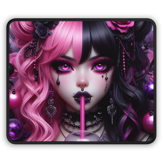 Midnight Bubble Goth Mouse Pad