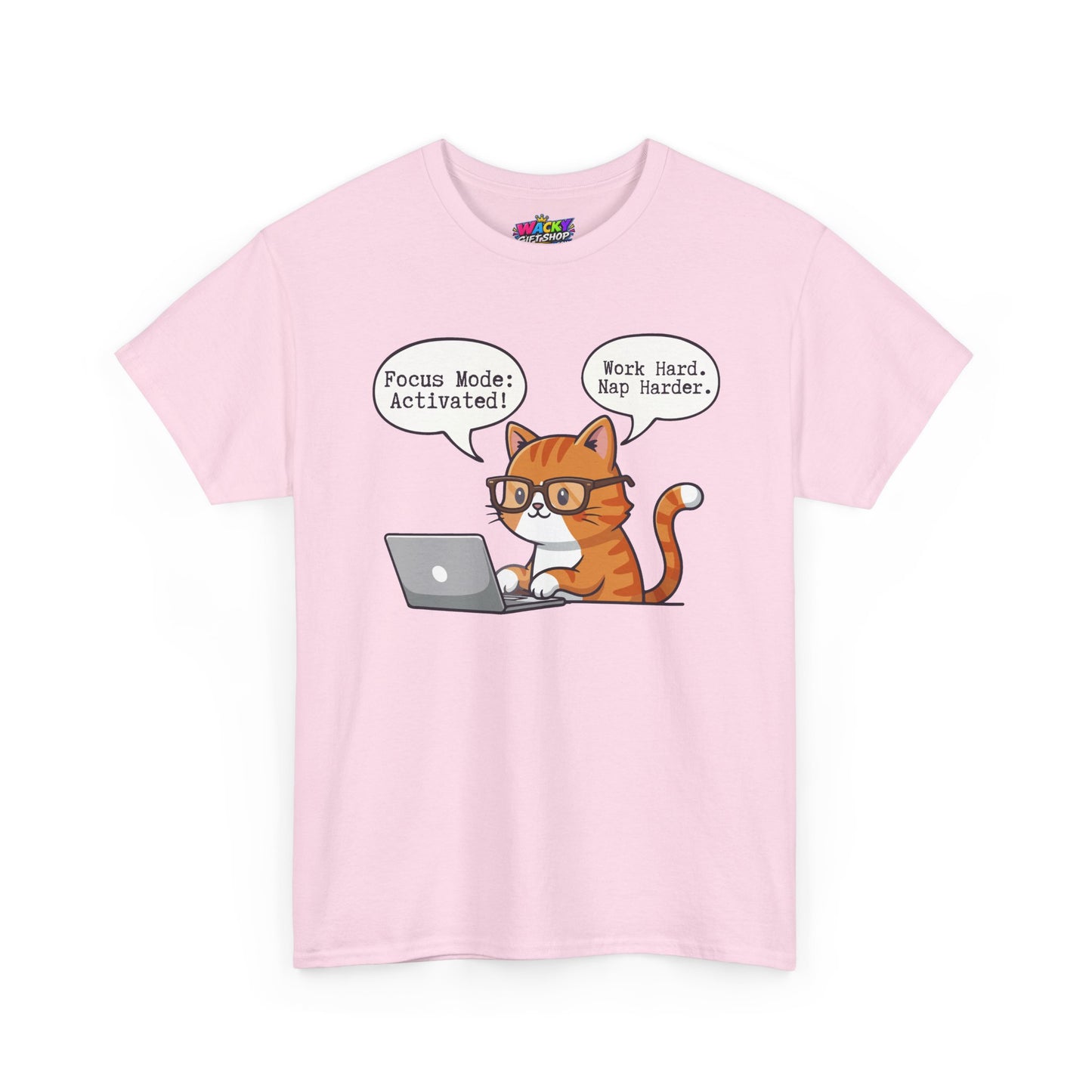 Work Hard Nap Harder Cat T-Shirt