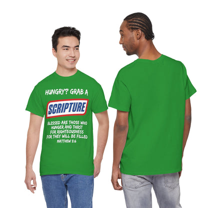Hungry? Grab a Scripture T-Shirt