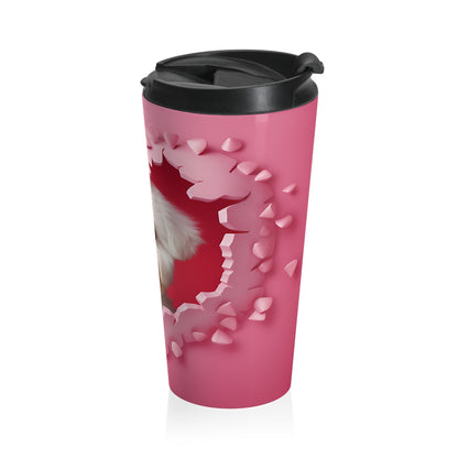 Sweet Peek Maltese Travel Mug