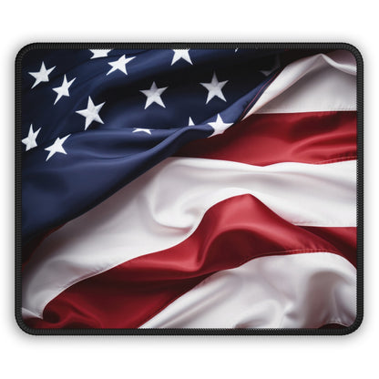 Waving American Flag Mouse Pad