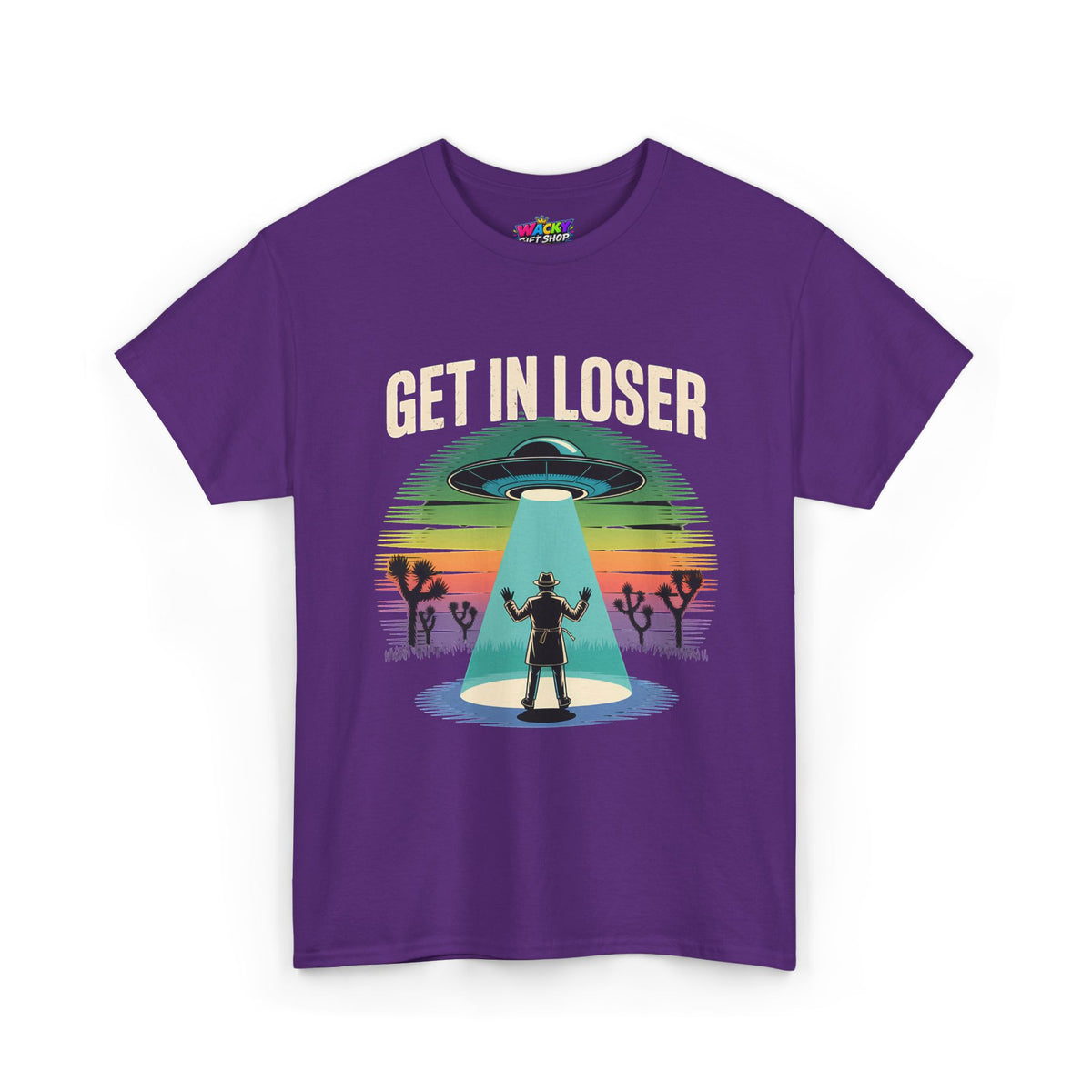 Get In Loser UFO Abduction T-Shirt