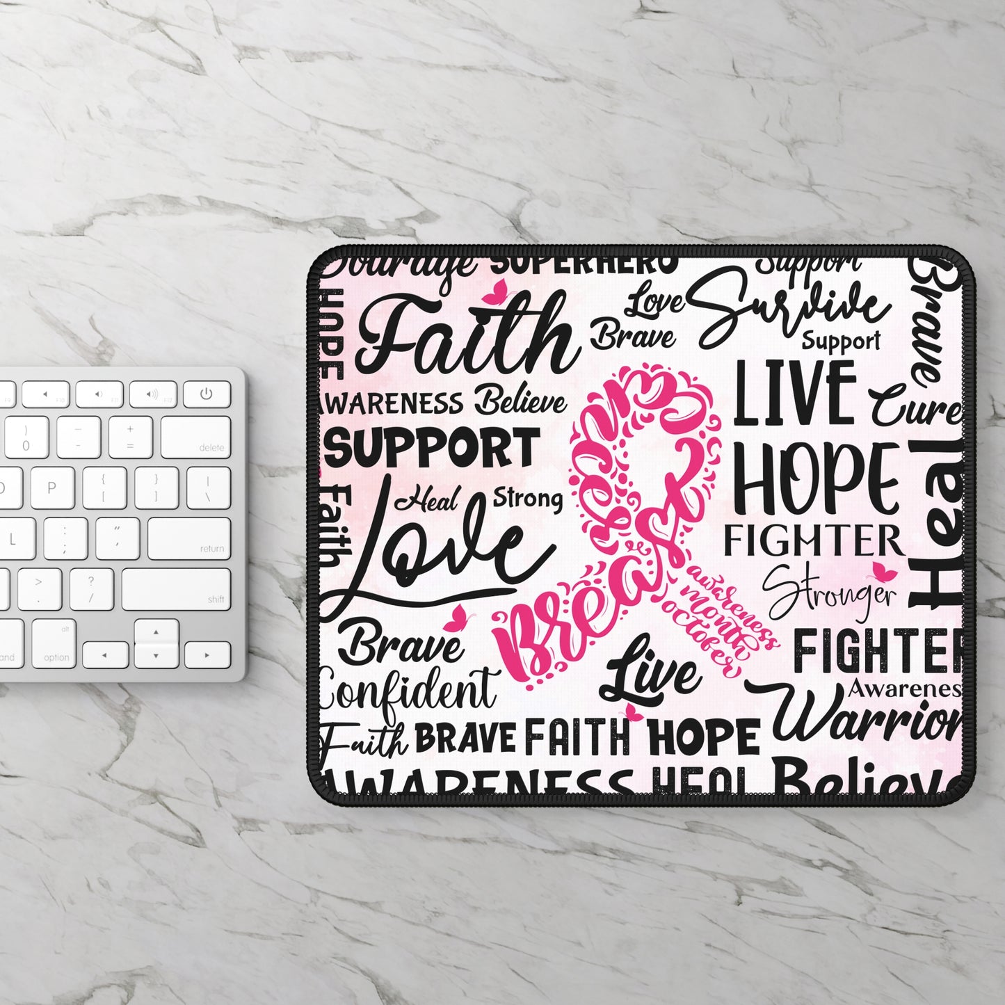 Support Squad Breast Cancer Awareness Mouse Pad
