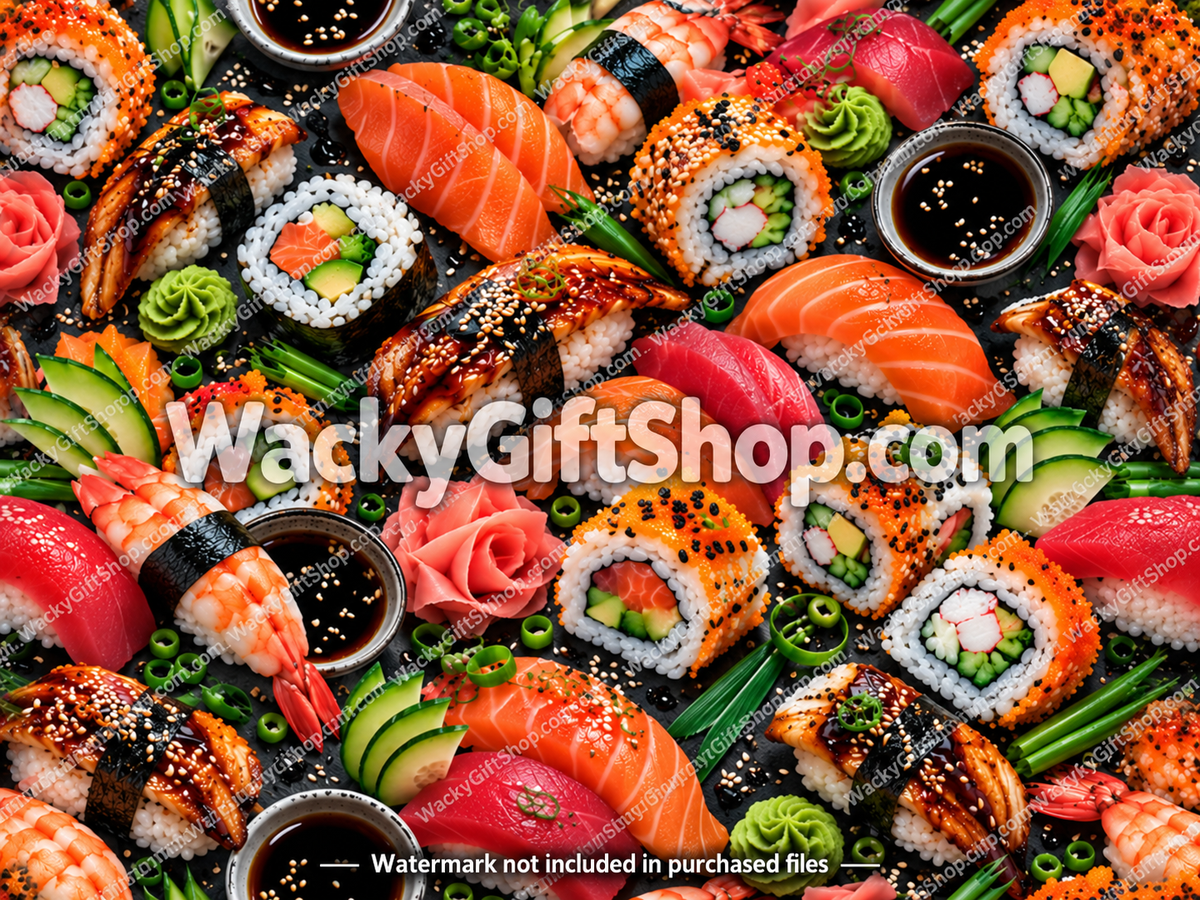 Food Collection #1 | 5 Digital Tumbler Wrap Designs