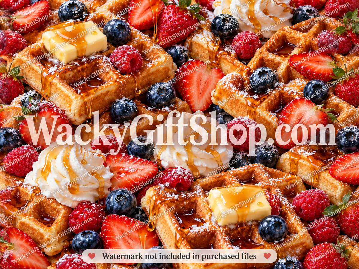 Food Collection #1 | 5 Digital Tumbler Wrap Designs