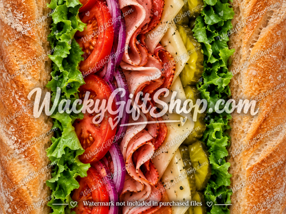 Food Collection #1 | 5 Digital Tumbler Wrap Designs