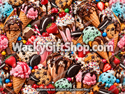 Food Collection #2 | 5 Digital Tumbler Wrap Designs