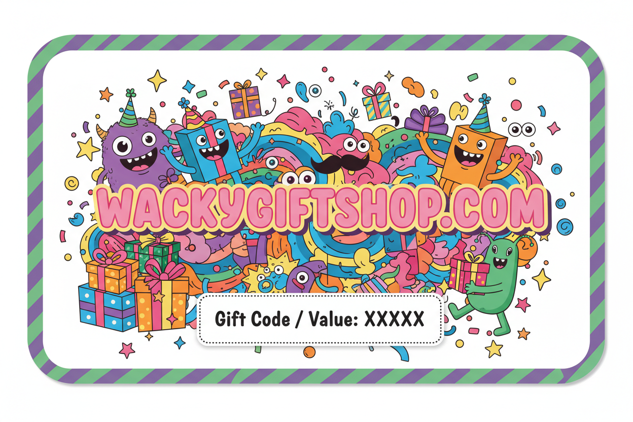 a WackyGiftShop.com Gift Card